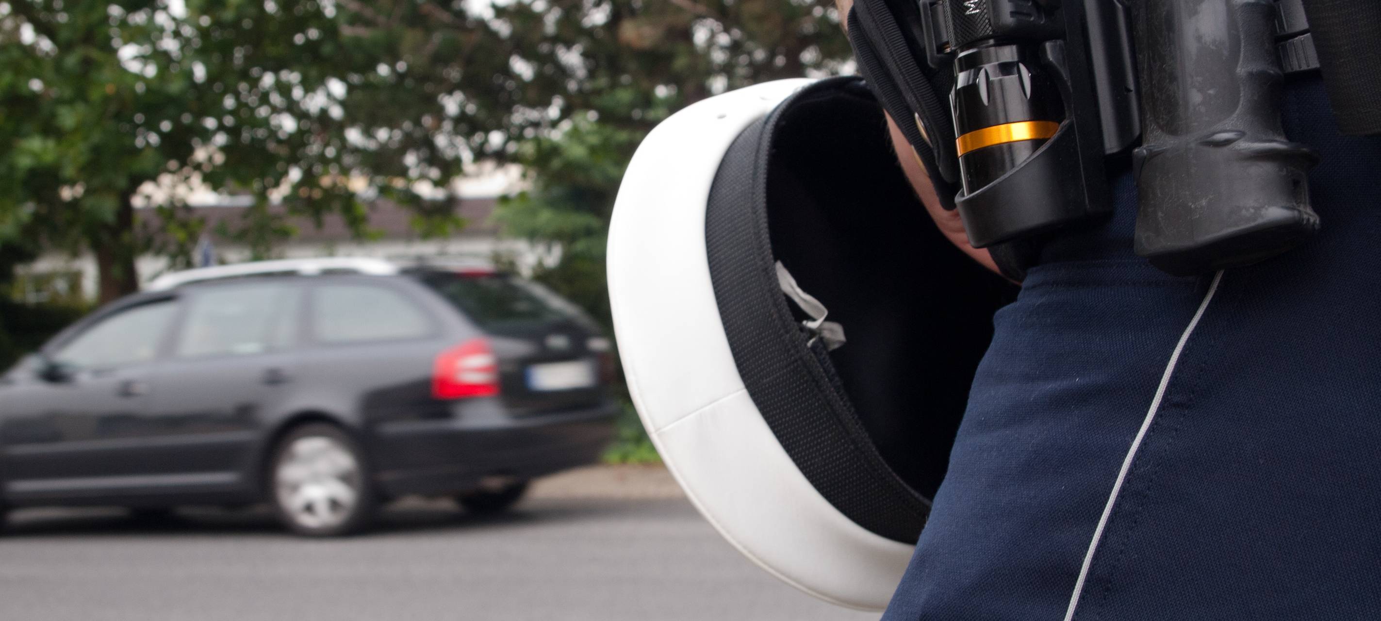 Polizei stoppt Raser auf Motorrädern