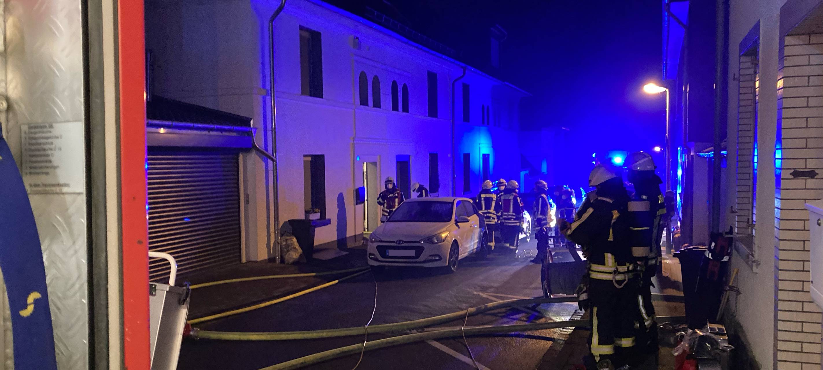Nächtlicher Einsatz für Feuerwehr in Hattingen