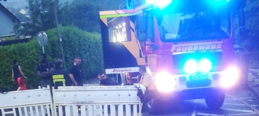 Starkregen hält Feuerwehr in Atem