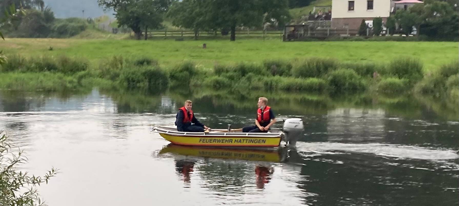 Vermisstensuche an der Ruhr