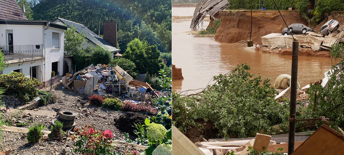 Zum Durchklicken: Die Flutkatastrophe in Bildern