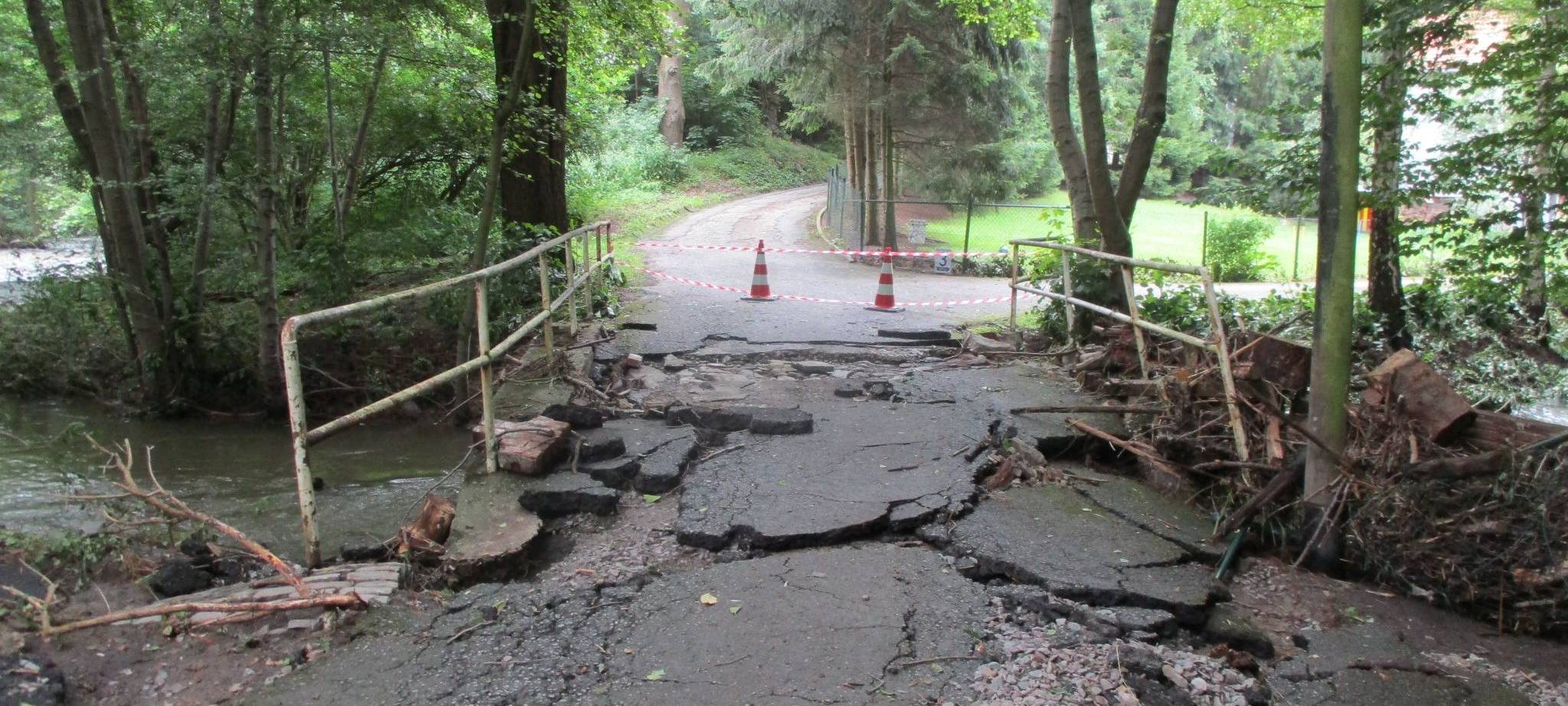 Brücken nach Hochwasser wieder befahrbar