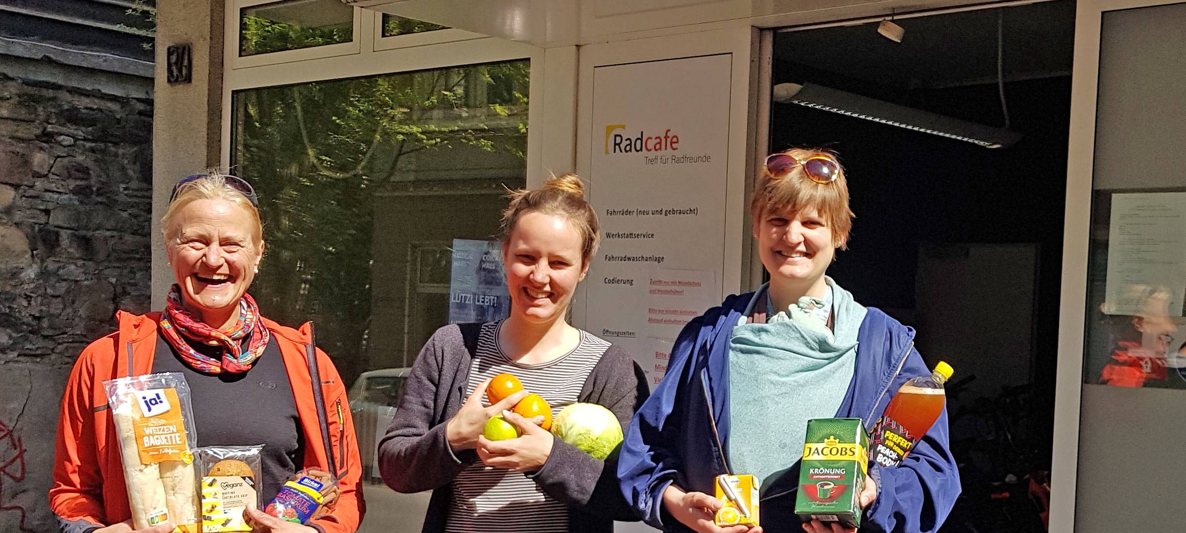 Lebensmittel retten im Radcafé Witten