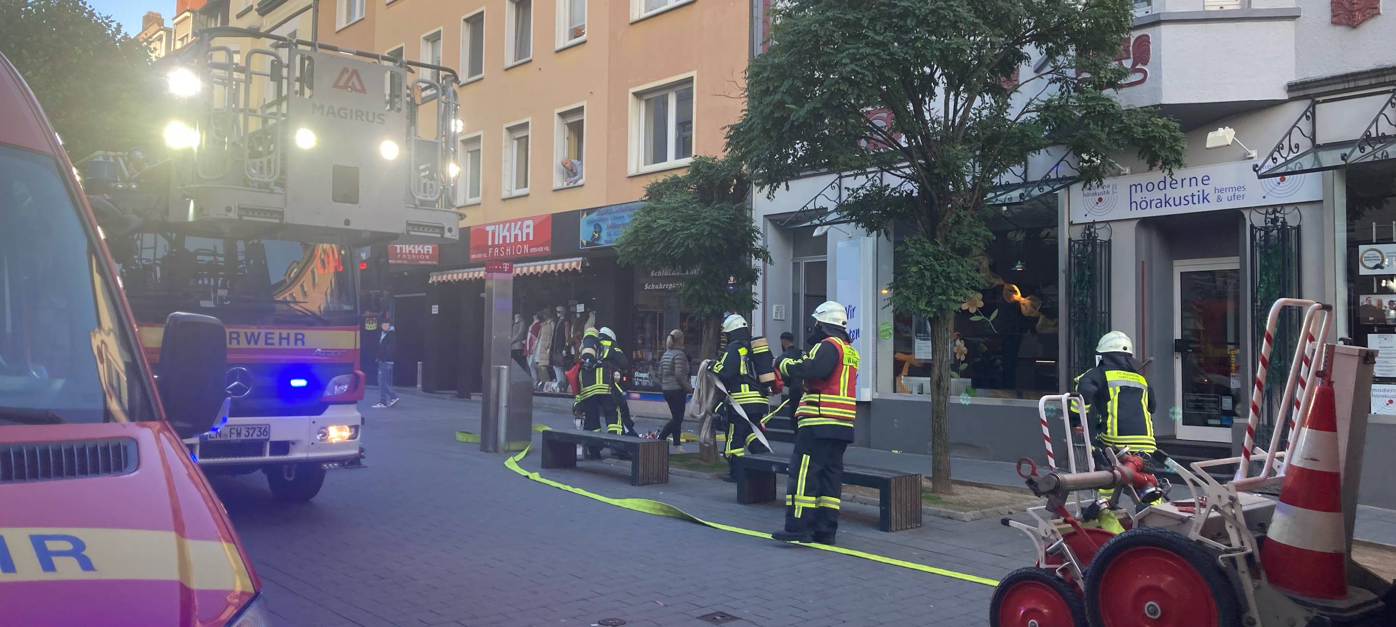 Großeinsatz Heggerstraße