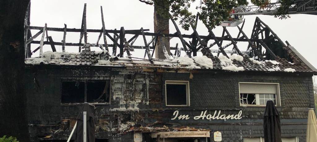 Sprockhöveler Traditions-Gasthof abgebrannt