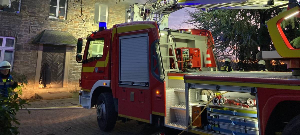 Großeinsatz für Hattinger Feuerwehr