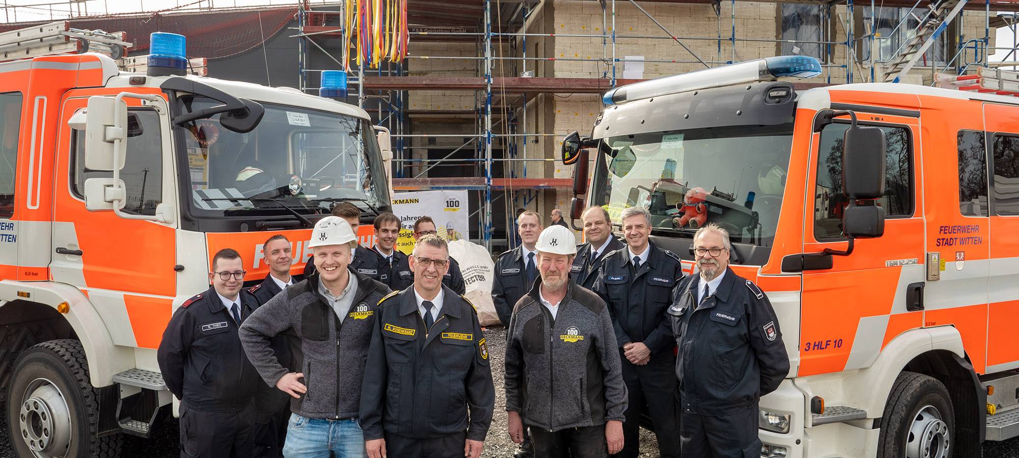 Richtfest für neue Feuerwache in Witten