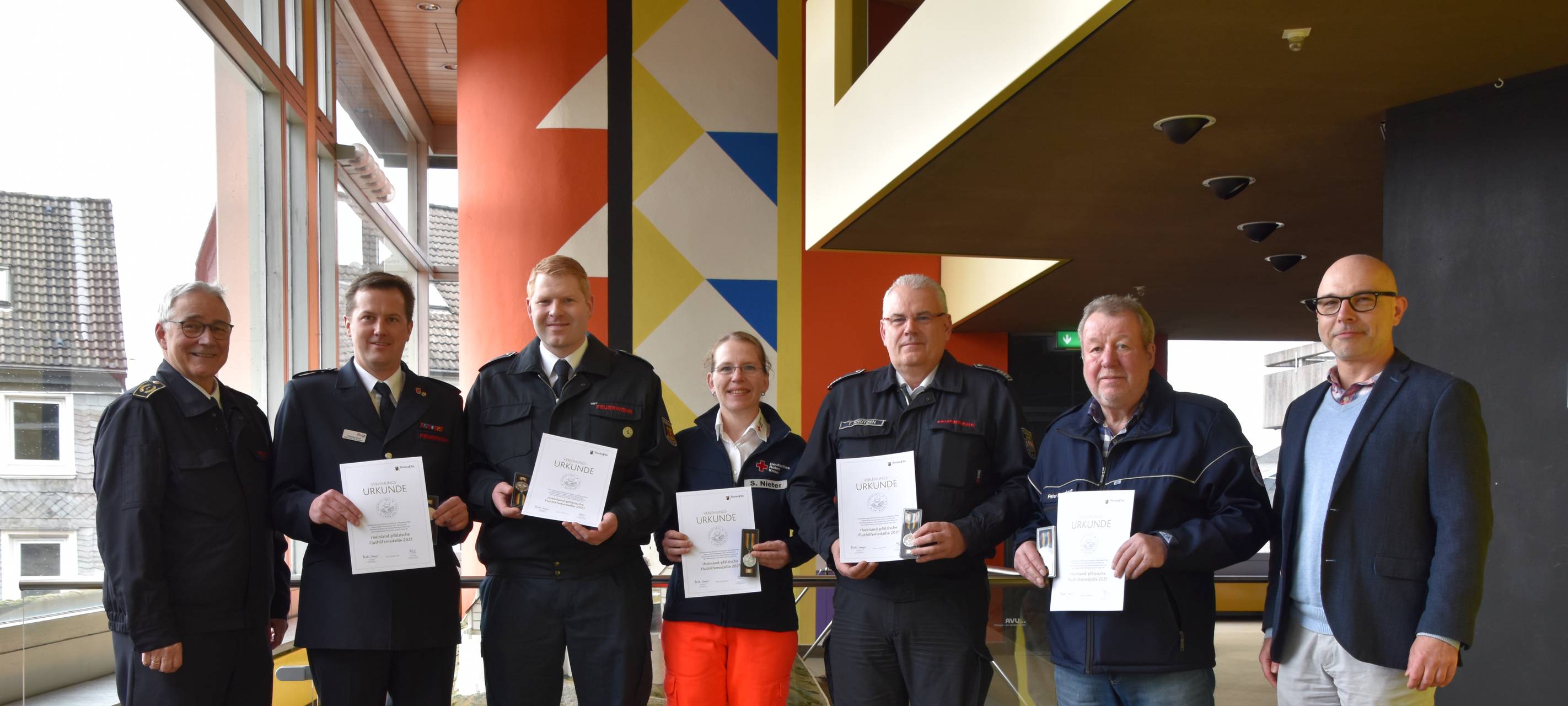 Fluthelfer ausgezeichnet