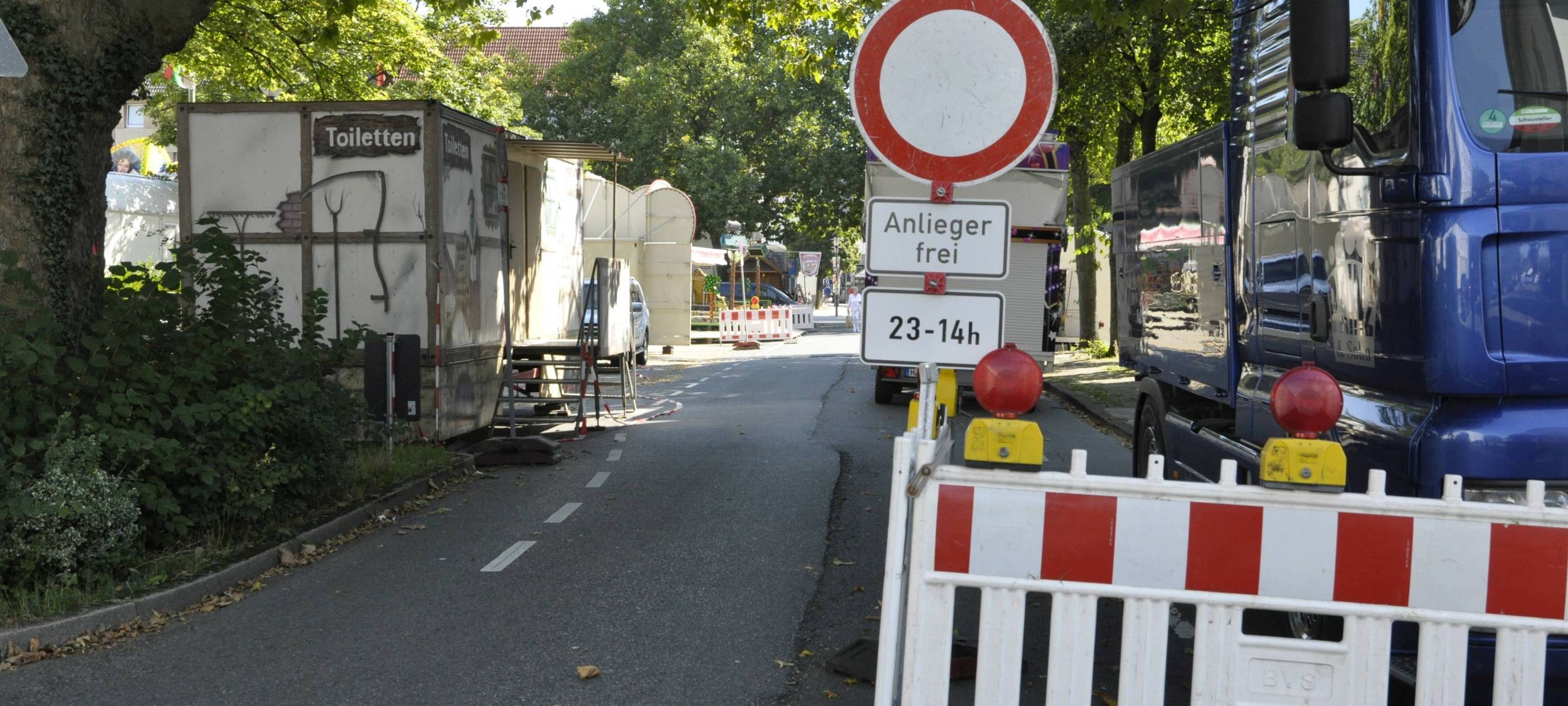 Straßensperrungen für Maikirmes