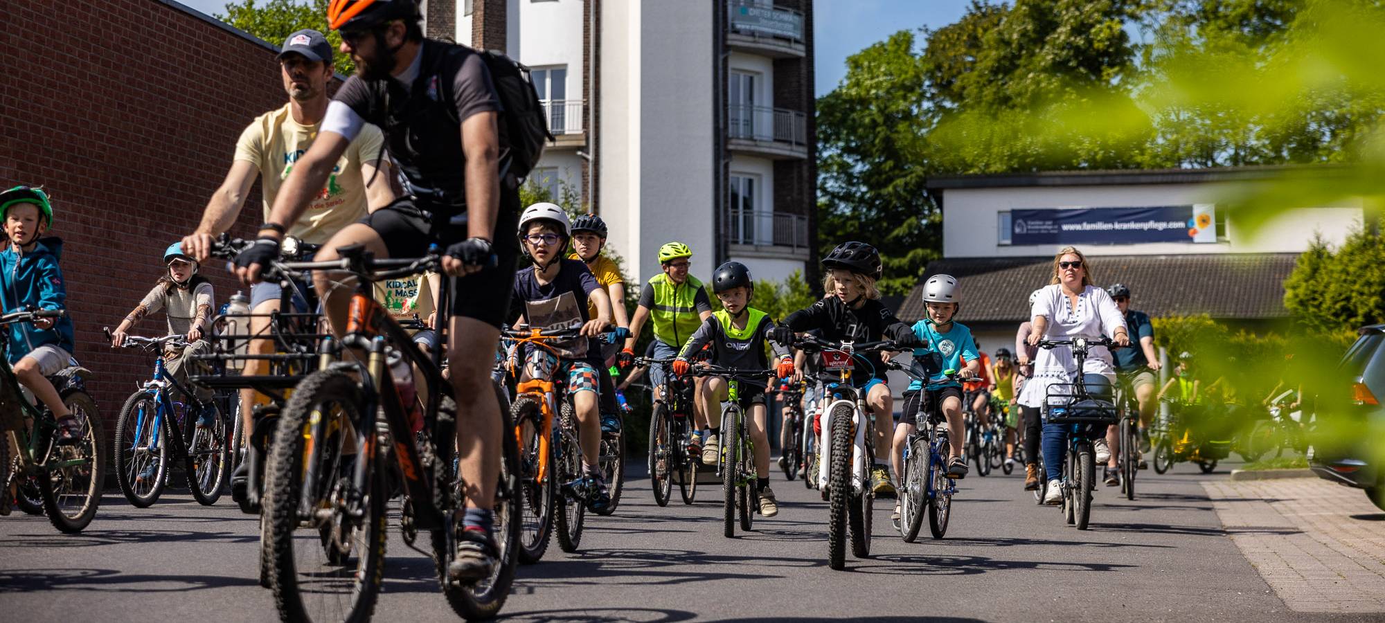 "Kidical Mass"-Fahrradprotest in Hattingen
