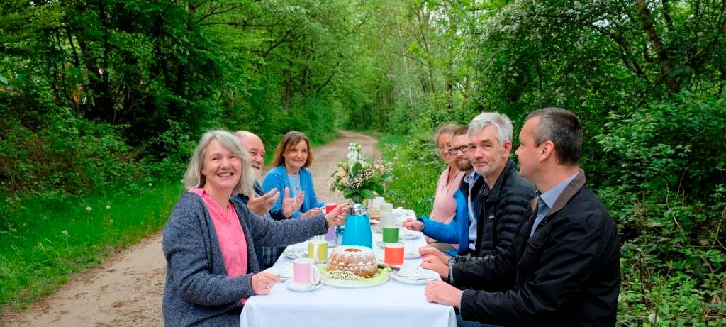 Neuauflage der Kaffetrasse auf dem Rad- und Wanderweg