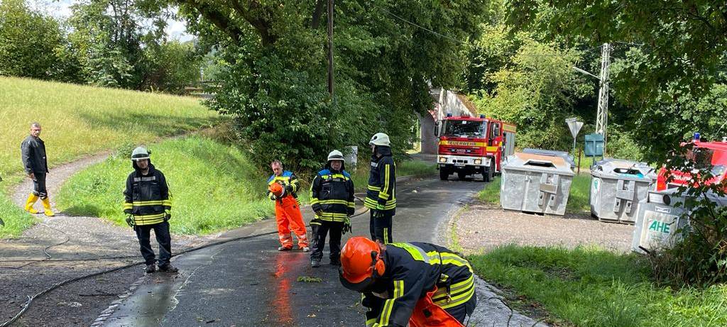 Nur wenige Feuerwehreinsätze nach Gewitter