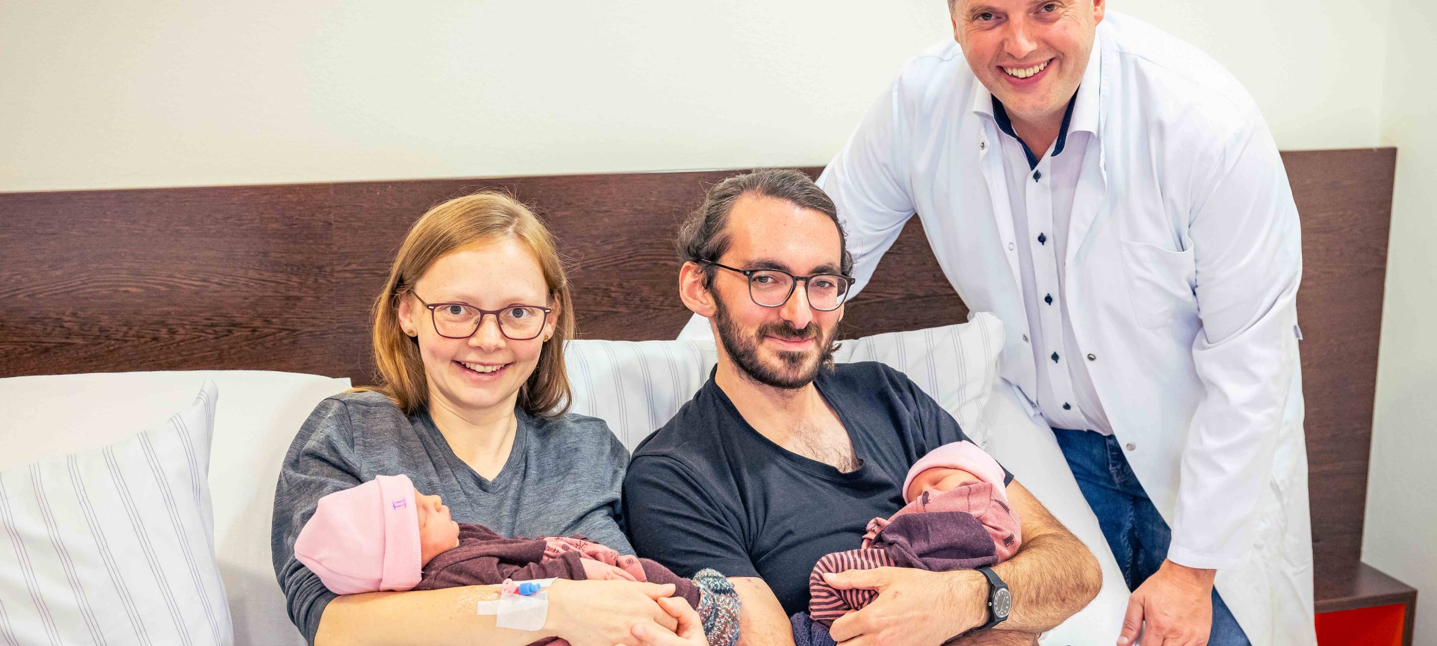 60stes Zwillingspaar im Mairen Hospital Witten geboren