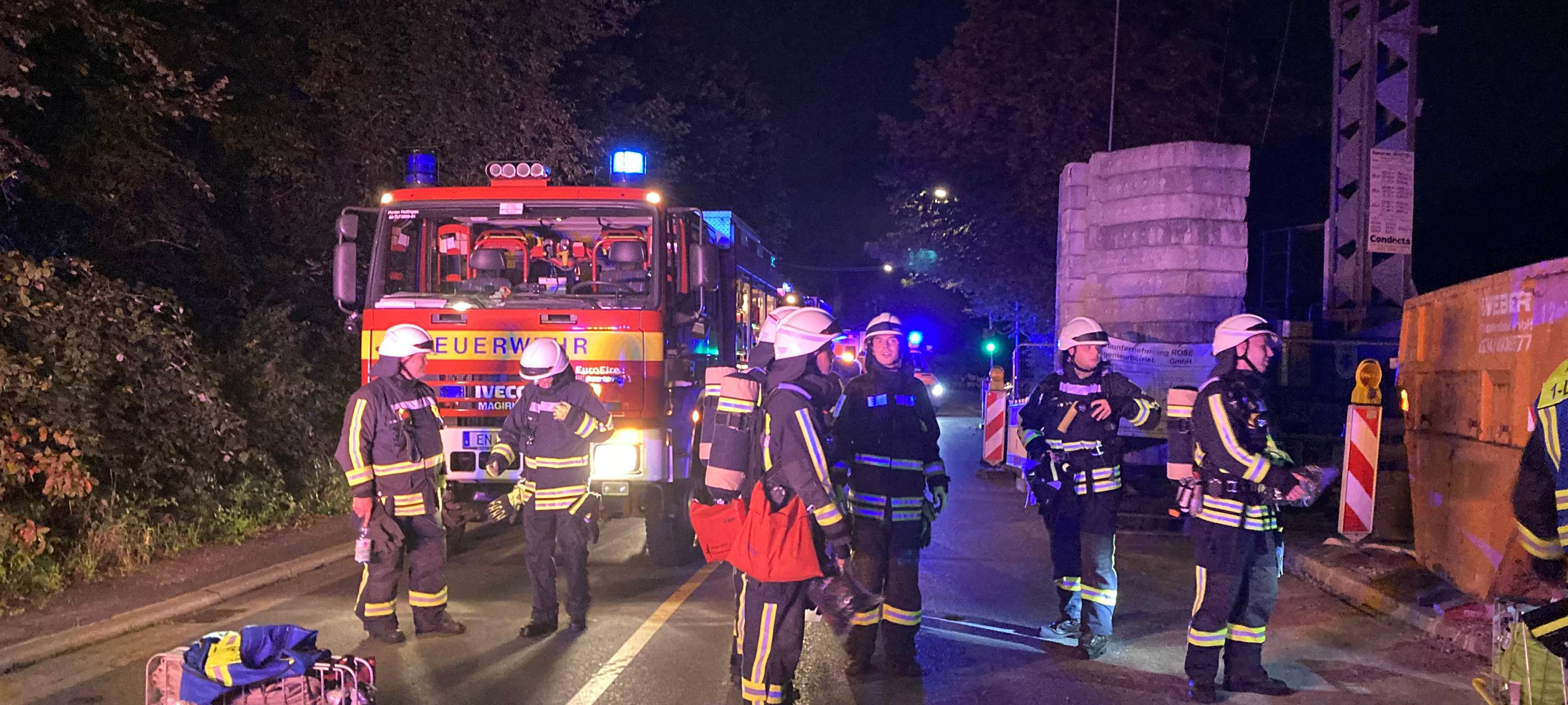Großeinsatz in Hattingen