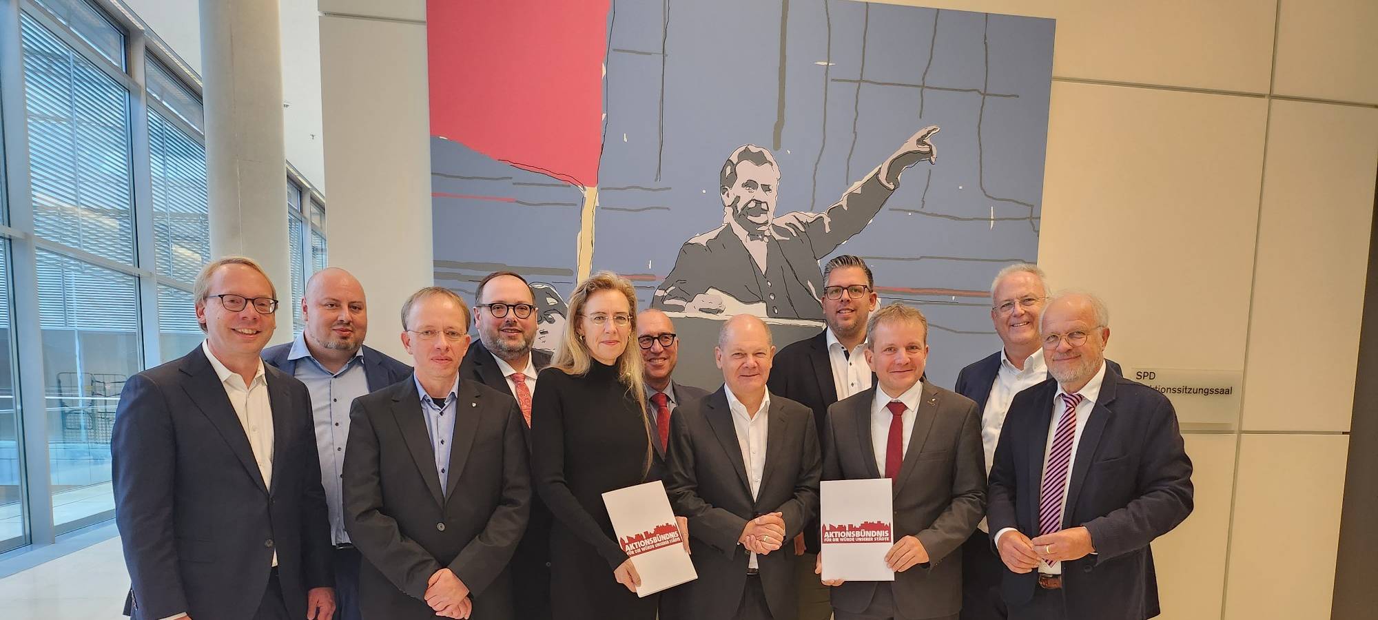 Hattingens Bürgermeister trifft Olaf Scholz