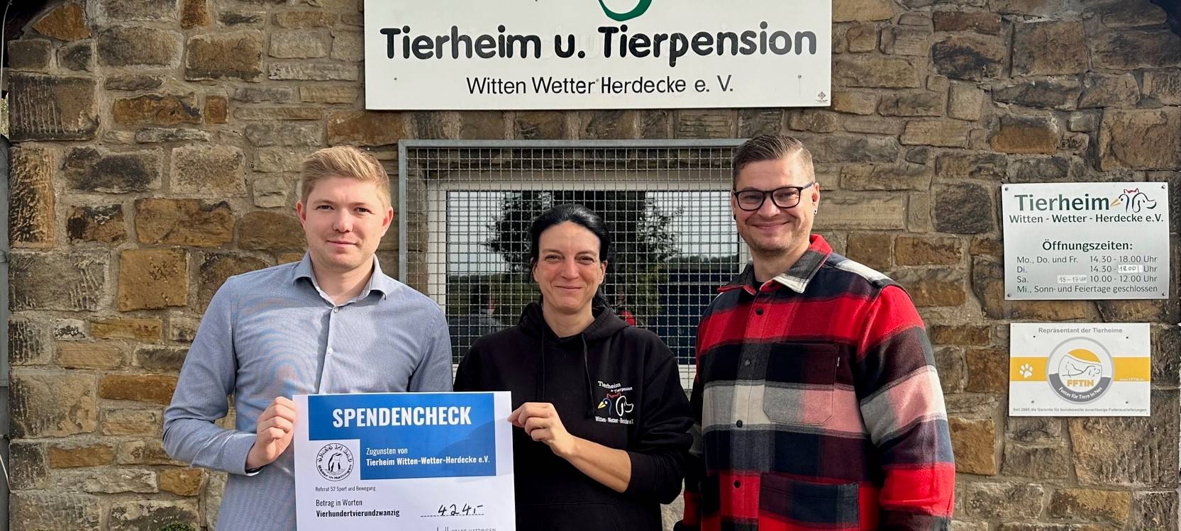 Stadt Hattingen spendet an Tierheim