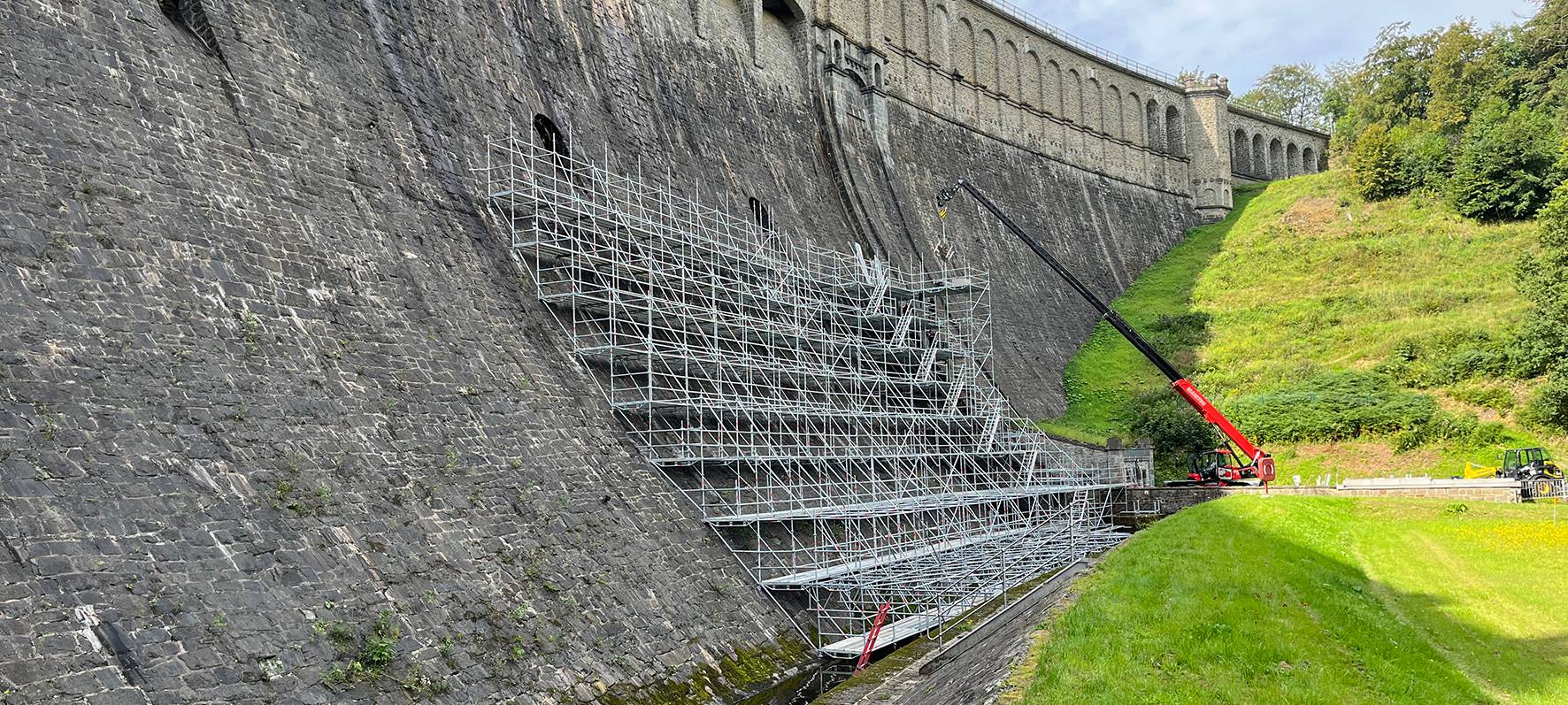 Sanierung der Ennepetalsperre schreitet voran