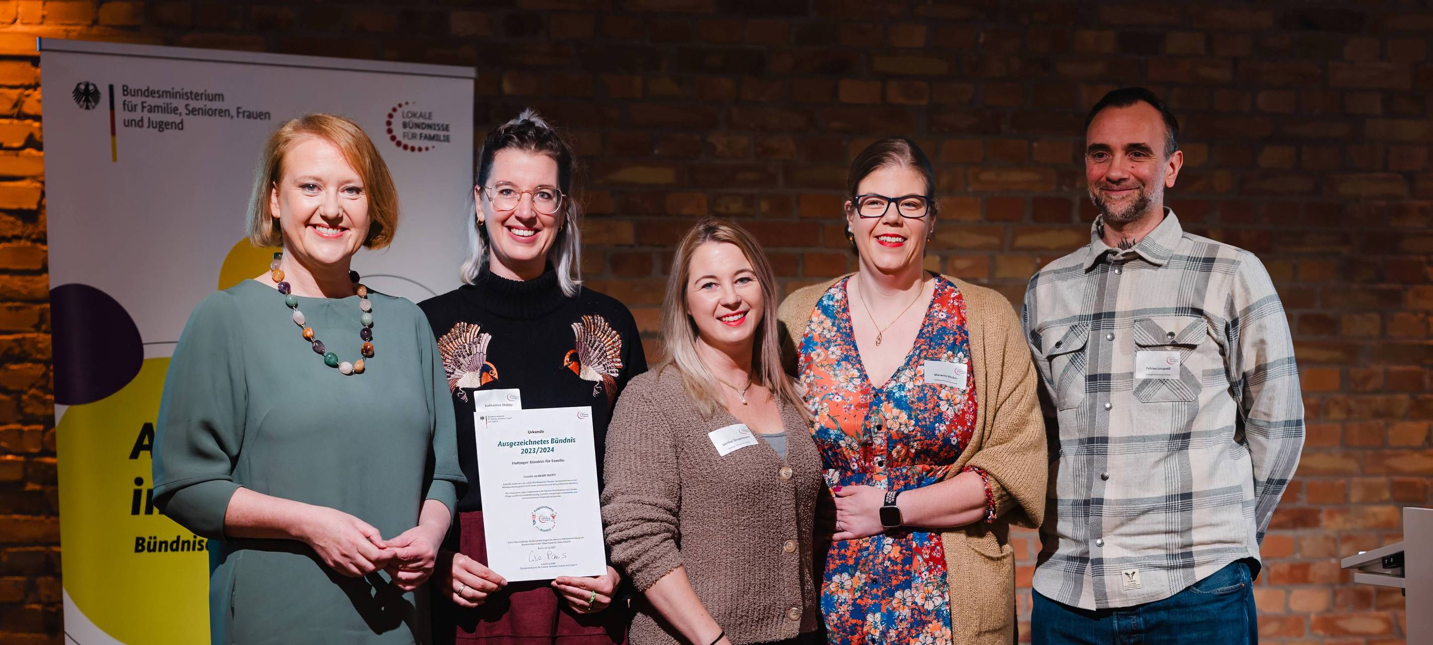 Bund zeichnet Hattinger Familienbündnis aus
