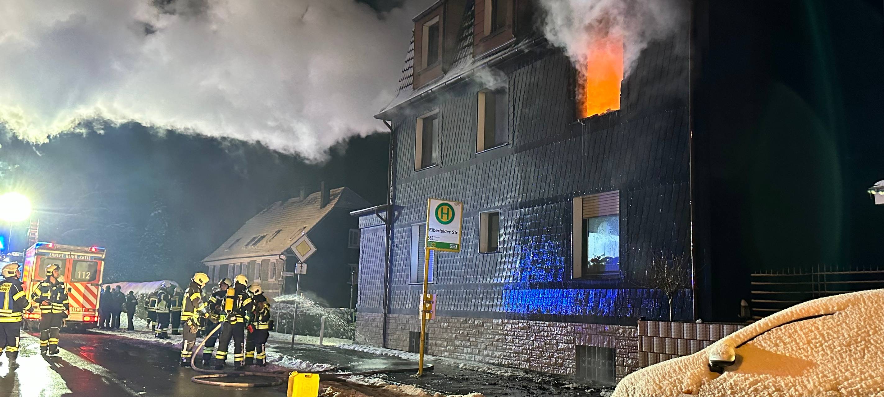 Wohnungsbrand in Sprockhövel