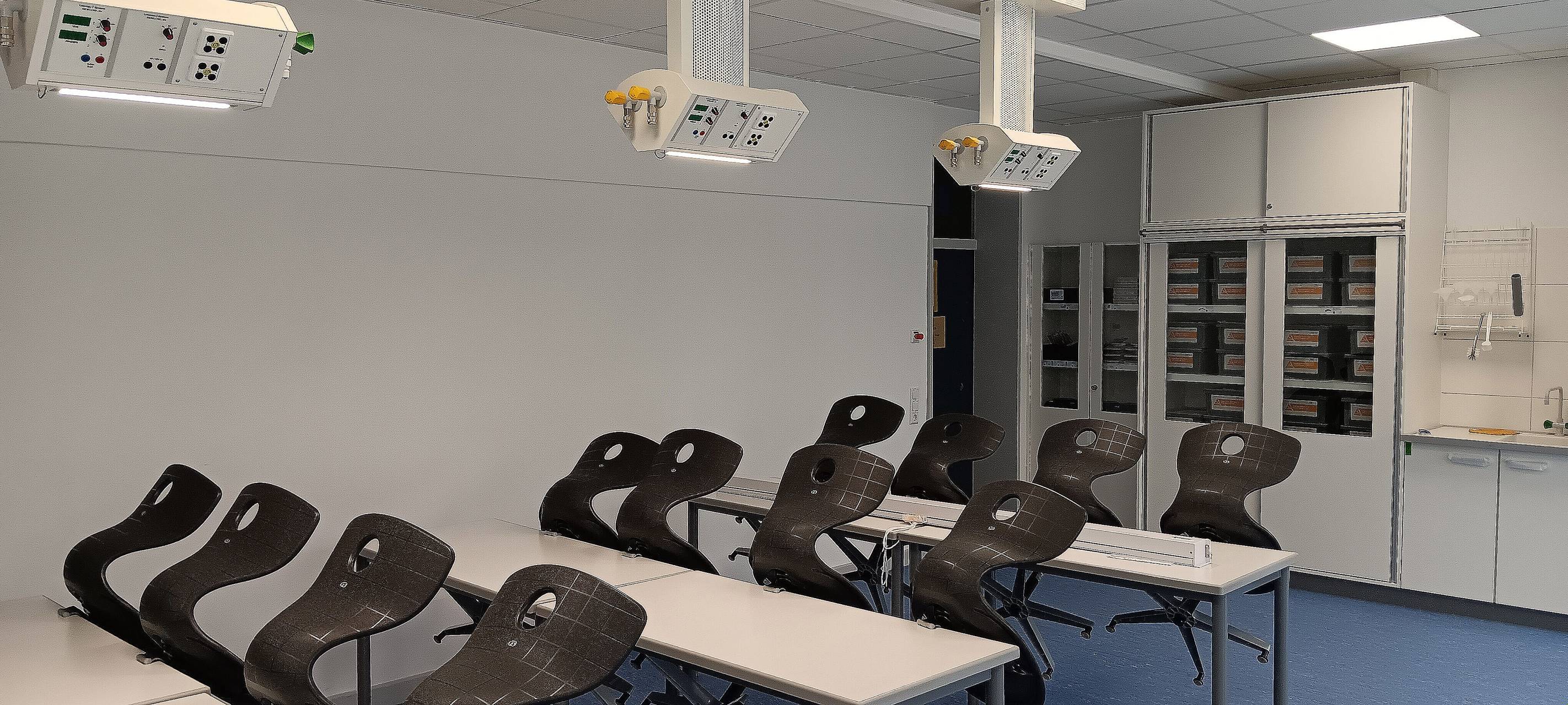 Neuer Chemieraum für die Sekundarschule Wetter