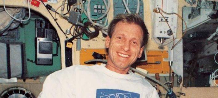 Ex-Astronaut Klaus-Dietrich Flade in Hattingen