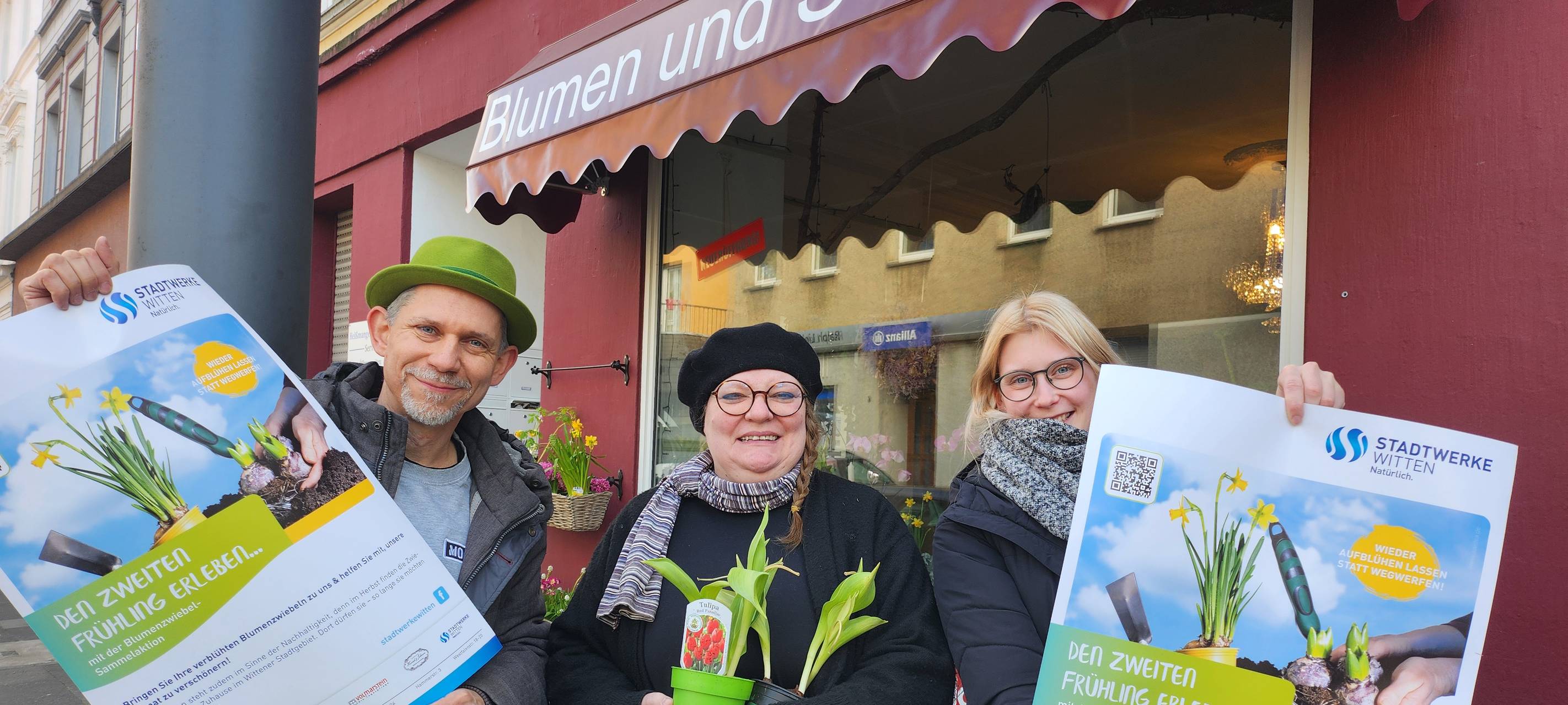 Witten: Sammelaktion für Blumen