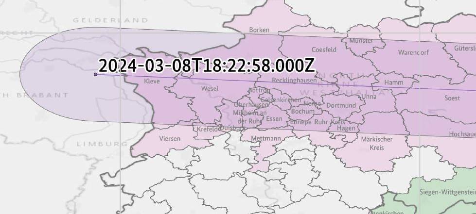 ISS-Trümmer fliegen zur Erde
