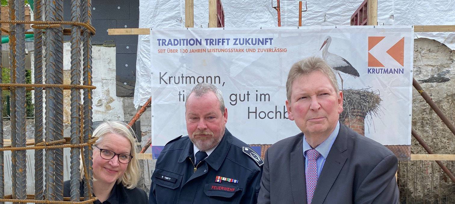 Wetter: neue Feuerwache wird gebaut