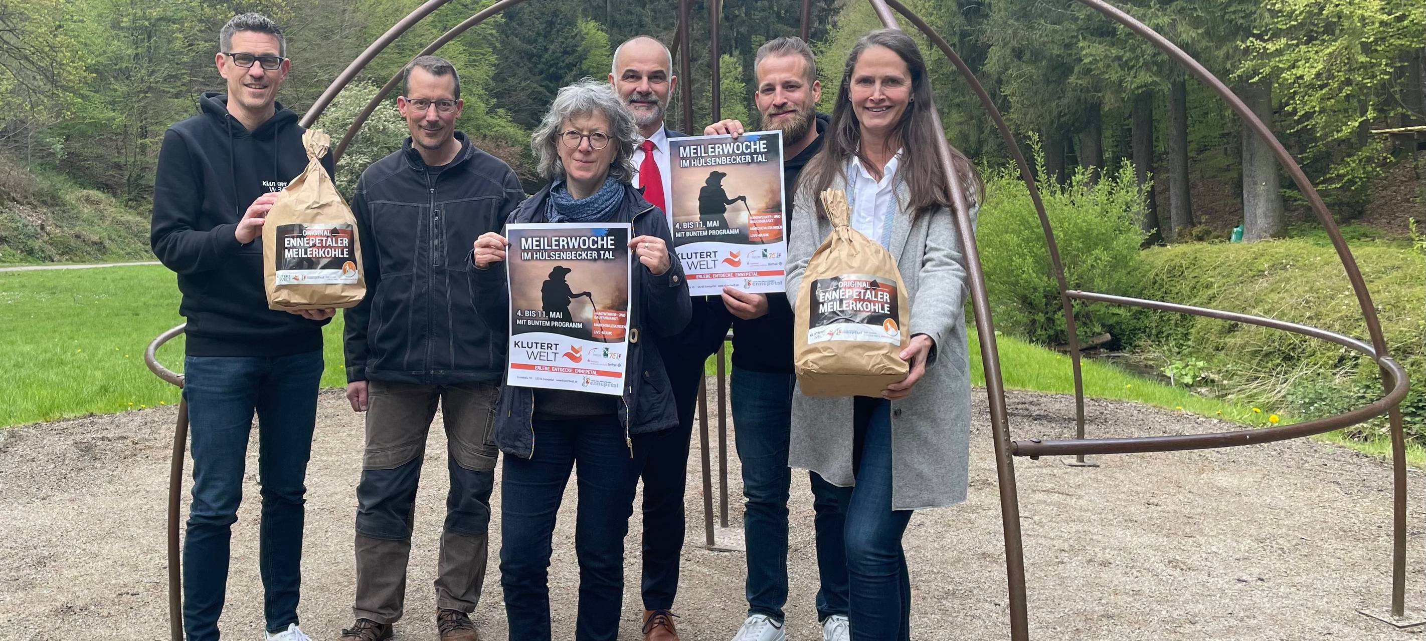 Meilerwoche im Hülsenbecker Tal beginnt