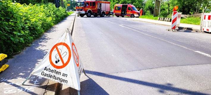 Gasleitung in Sprockhövel beschädigt