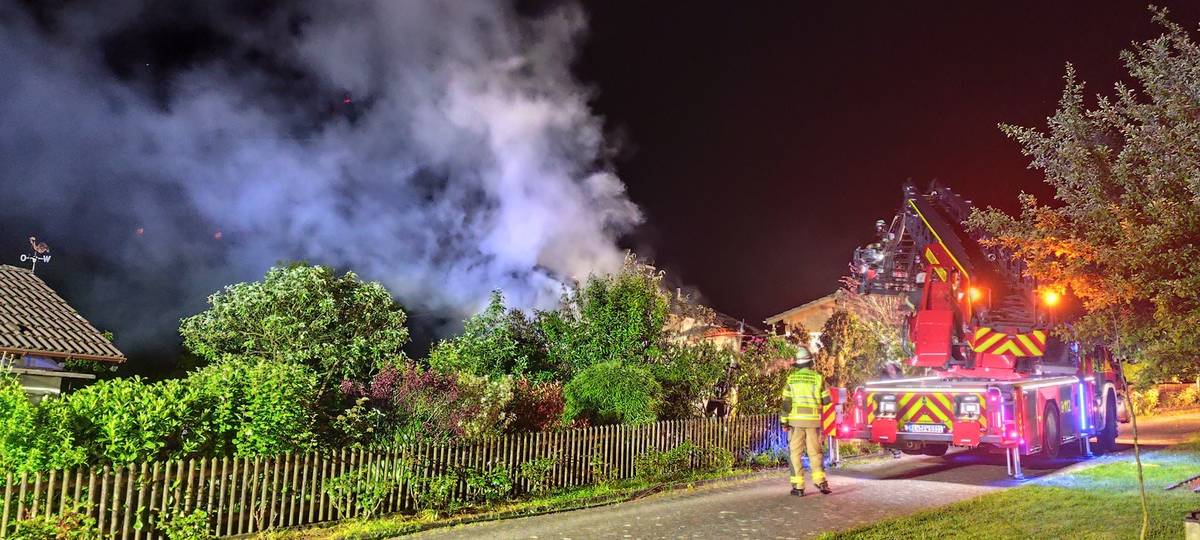 Gartenlaube in Gevelsberg niedergebrannt