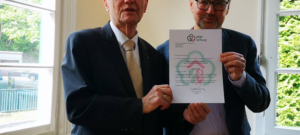 Industriemuseum Ennepetal bekommt neues Dach