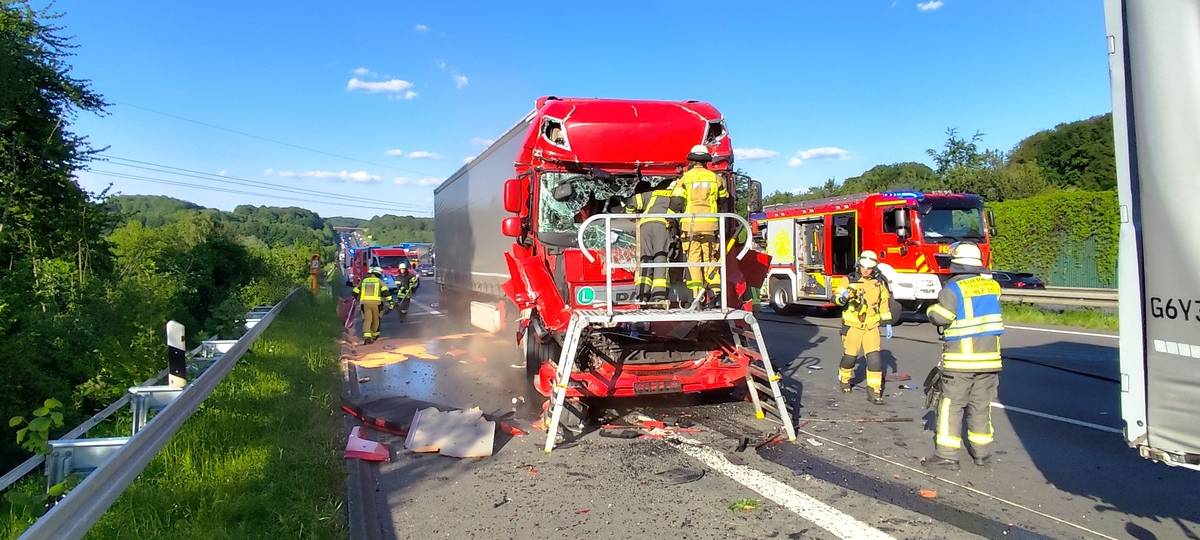 Schwerer Unfall auf A1 bei Gevelsberg