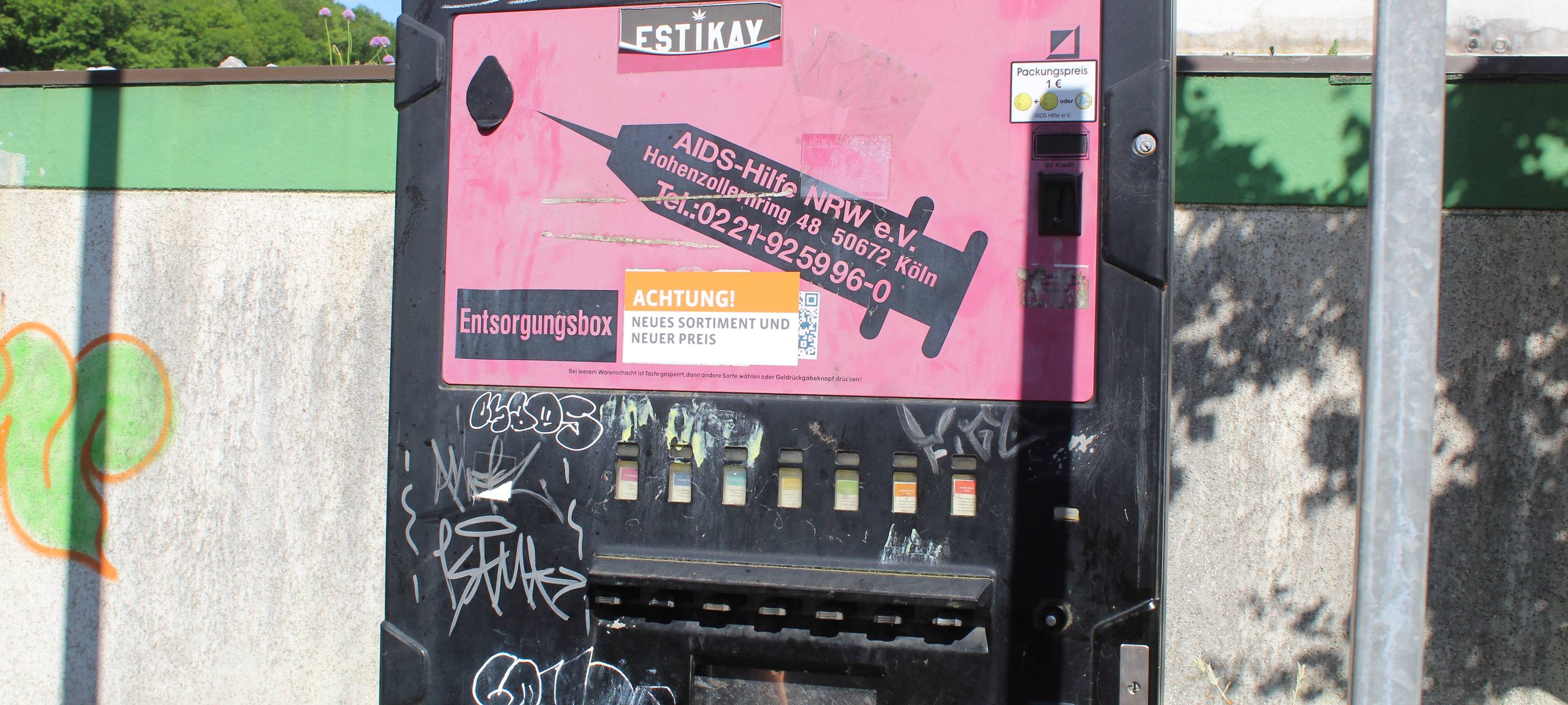 Spritzenautomaten im EN-Kreis