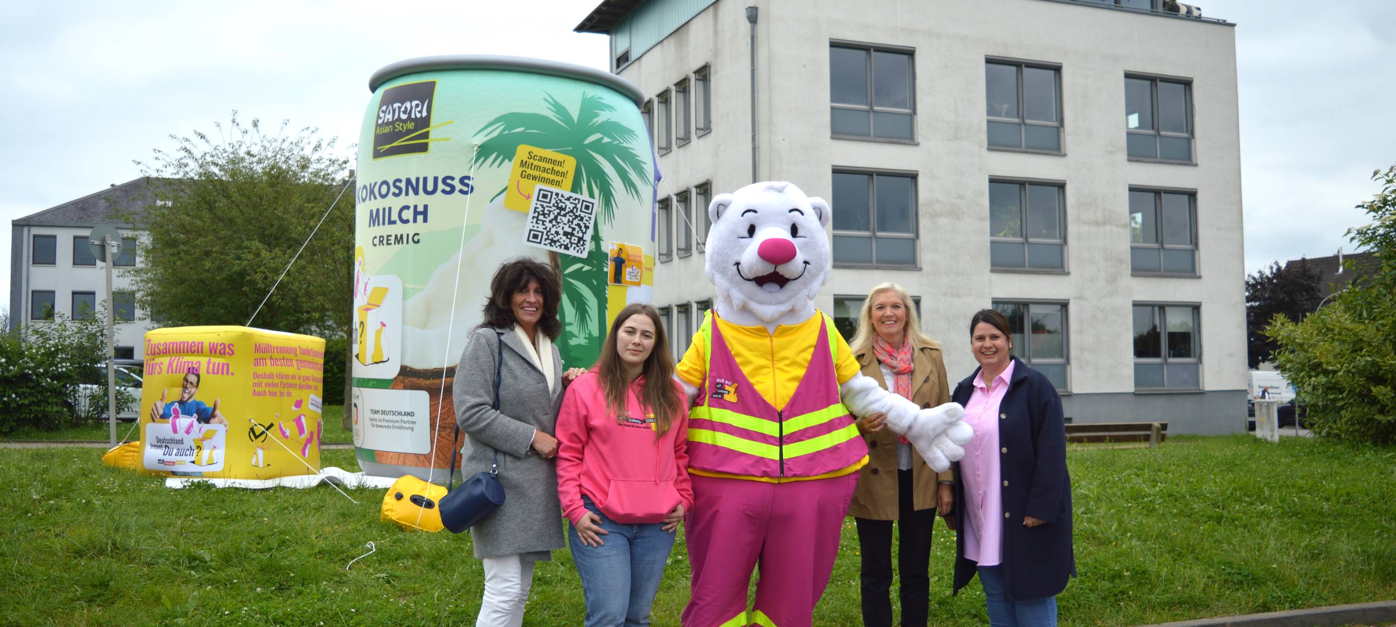 Mülltrennungs-Aktion in mehreren Städten