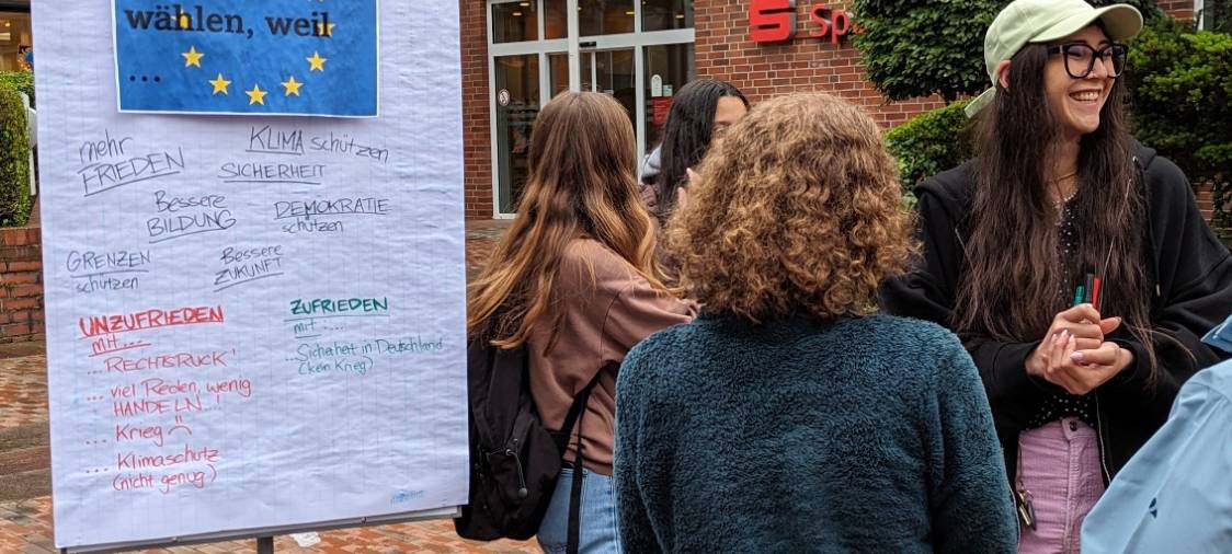 Schule ruft zur Europawahl auf