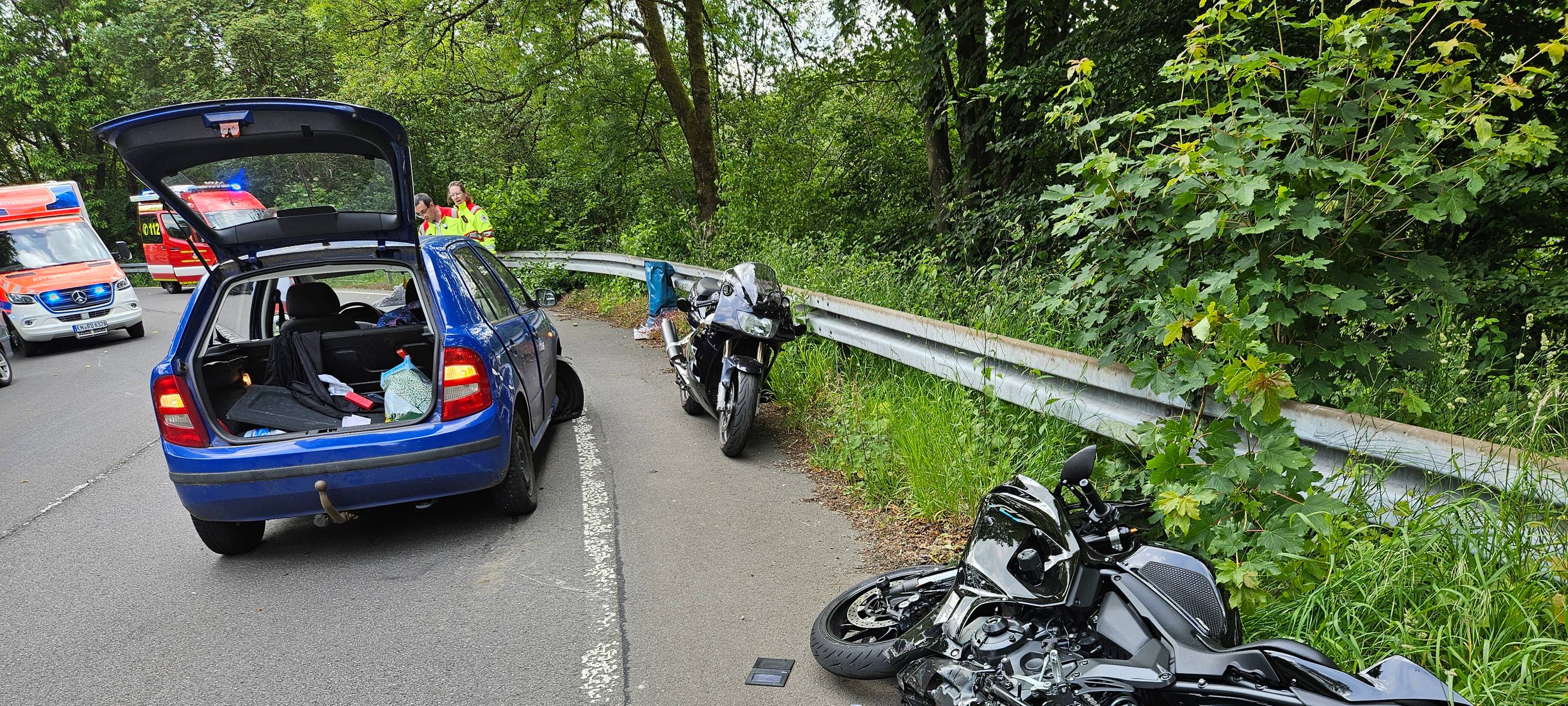 Motorradunfall in Breckerfeld: Polizei sucht Zeugen