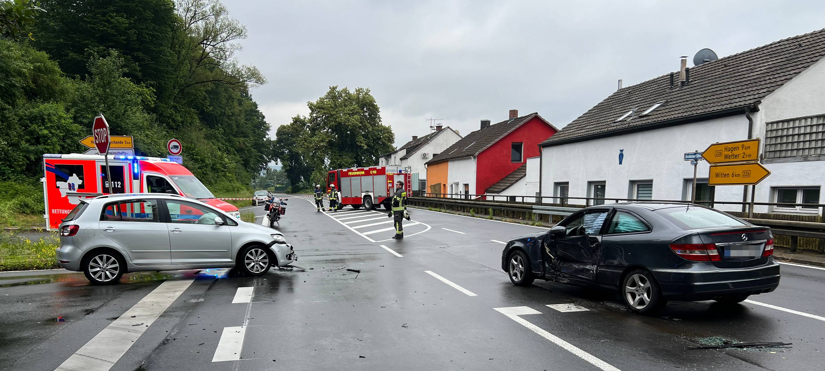 Herdecke: sechs Verletzte bei Unfall