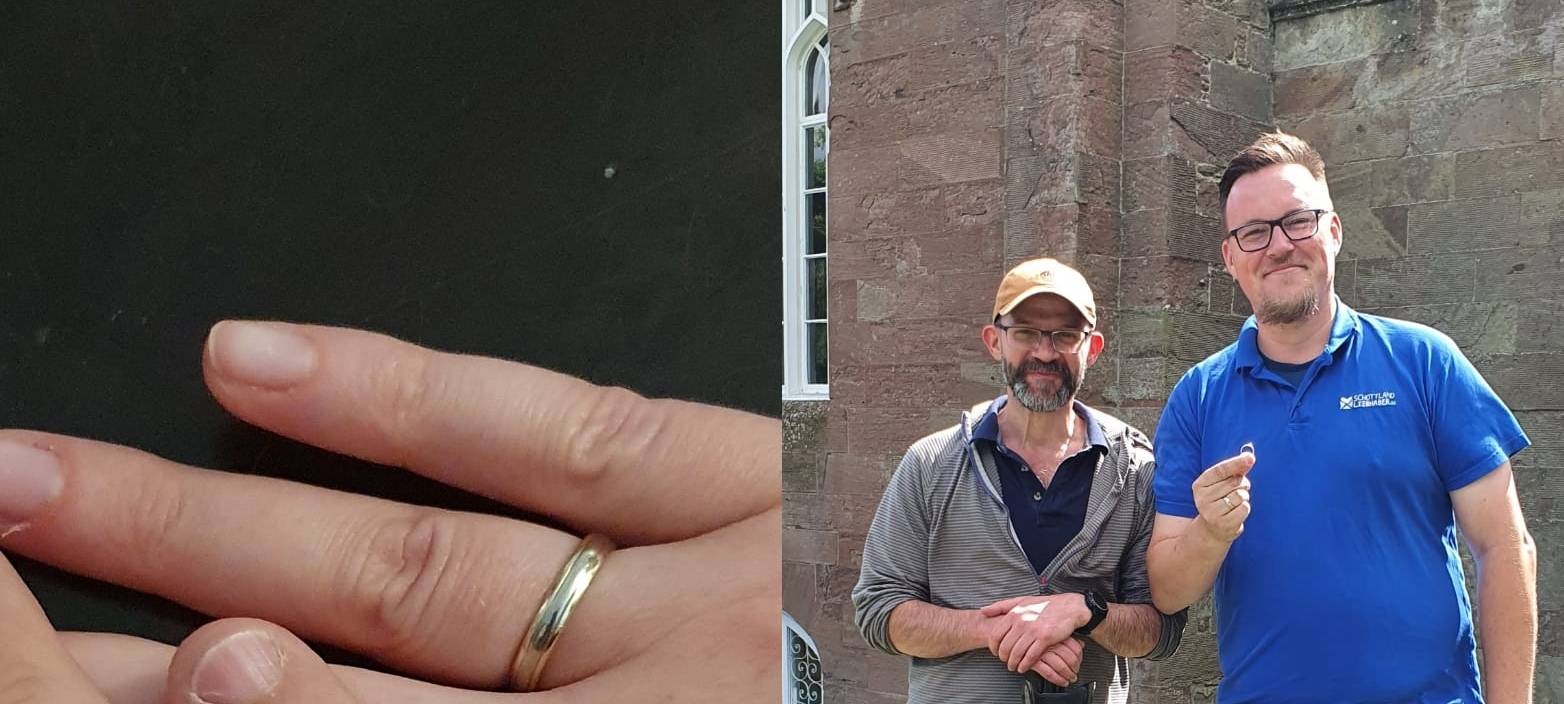 Paar aus Witten verliert Ehering in Schottland