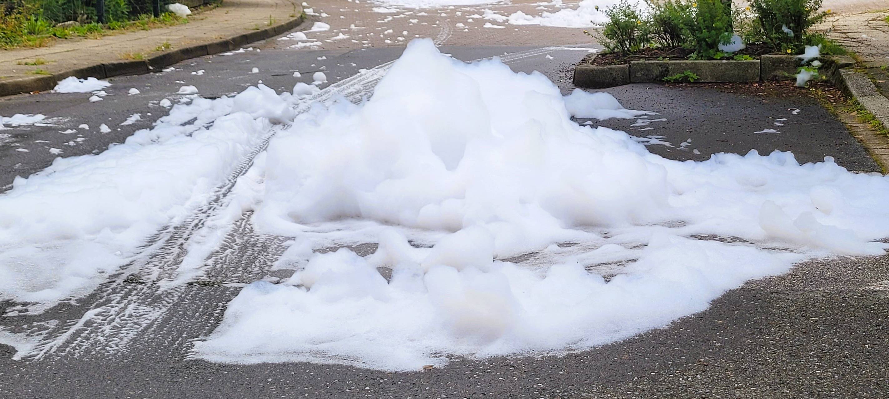 Schaum sorgt für Feuerwehreinsatz in Sprockhövel