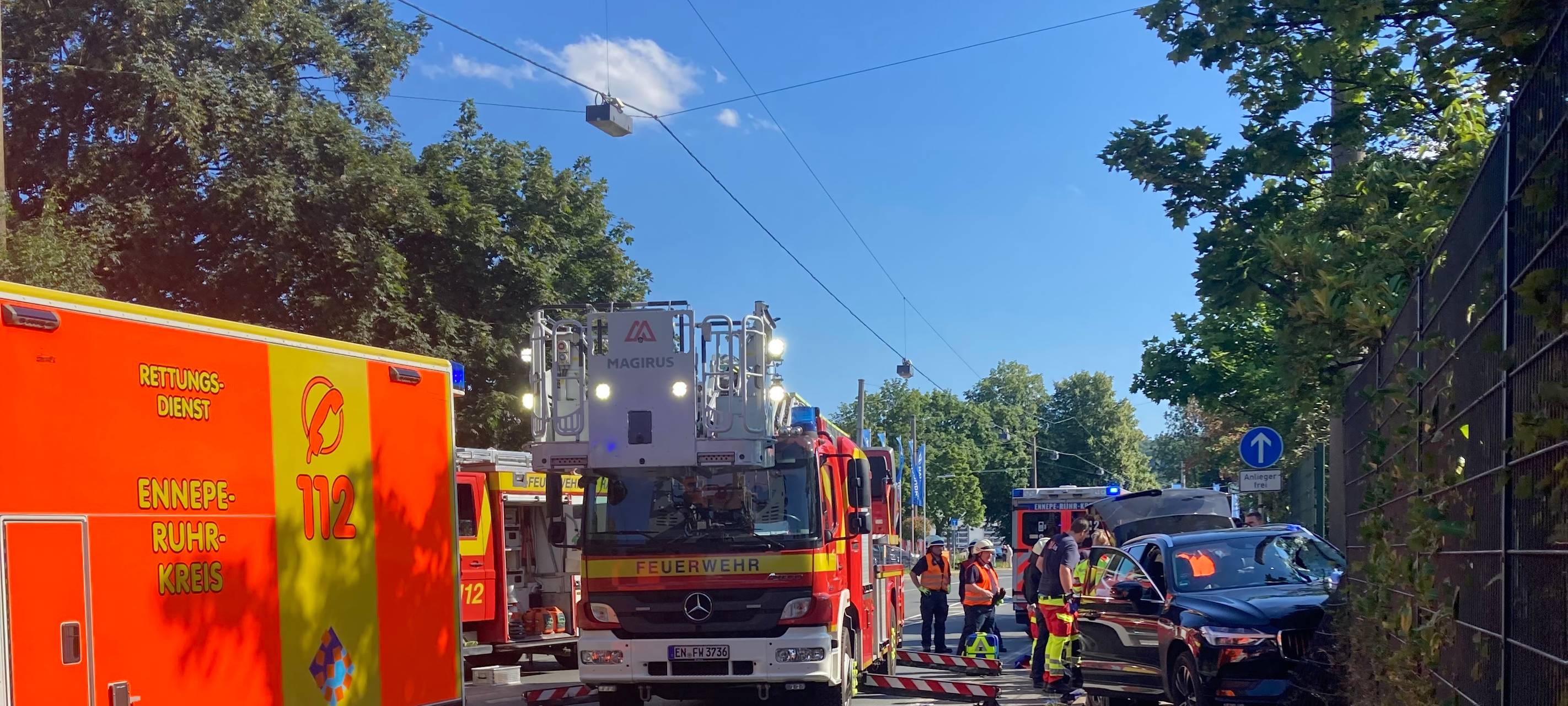 Schwerer Unfall in Hattingen