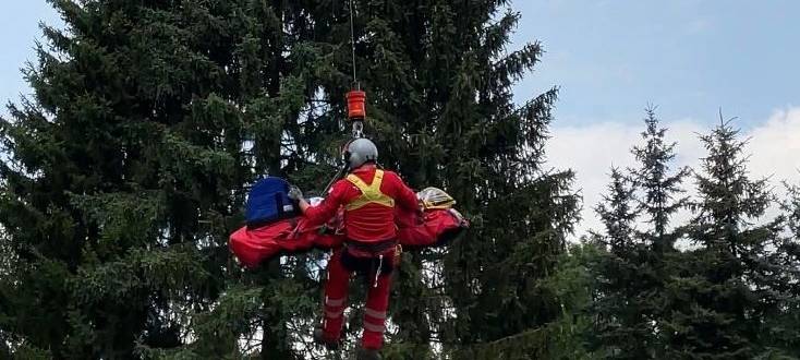 Spektakulärer Rettunghubschrauber-Einsatz