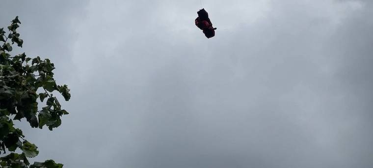 Spektakulärer Rettunghubschrauber-Einsatz