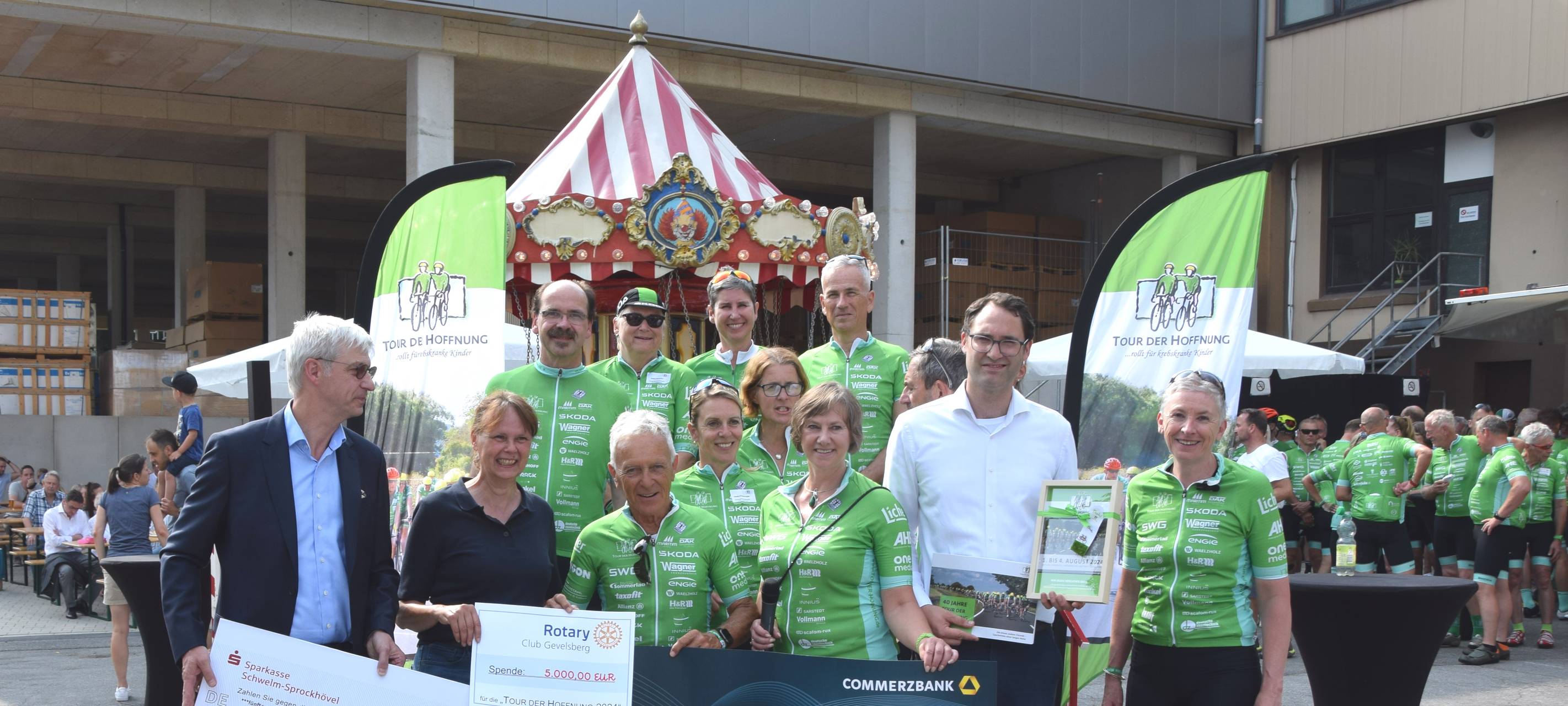 250 Kilometer Radfahren für Krebskranke