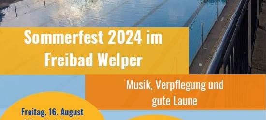 Sommerfest im Freibad Welper