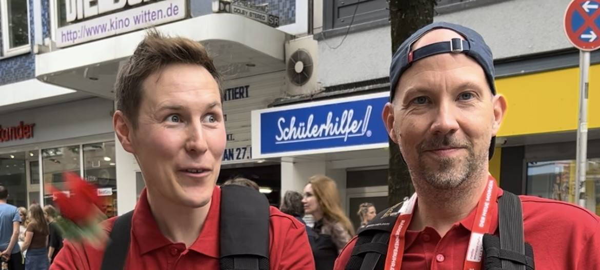 Gratis-Eis bei Wittener Zwiebelkirmes