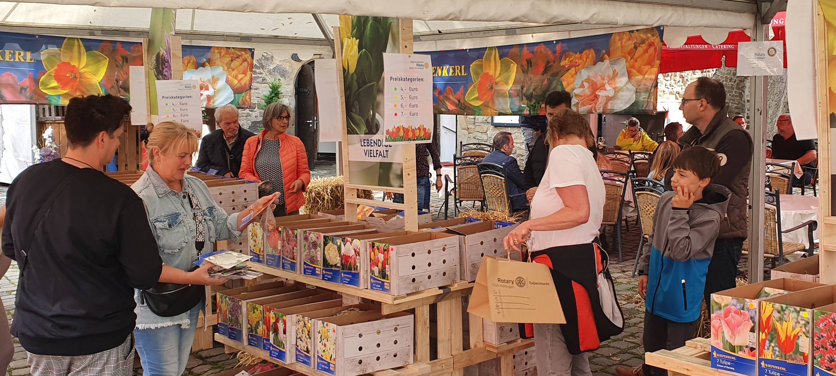 Tulpenzwiebelmarkt in Hattingen
