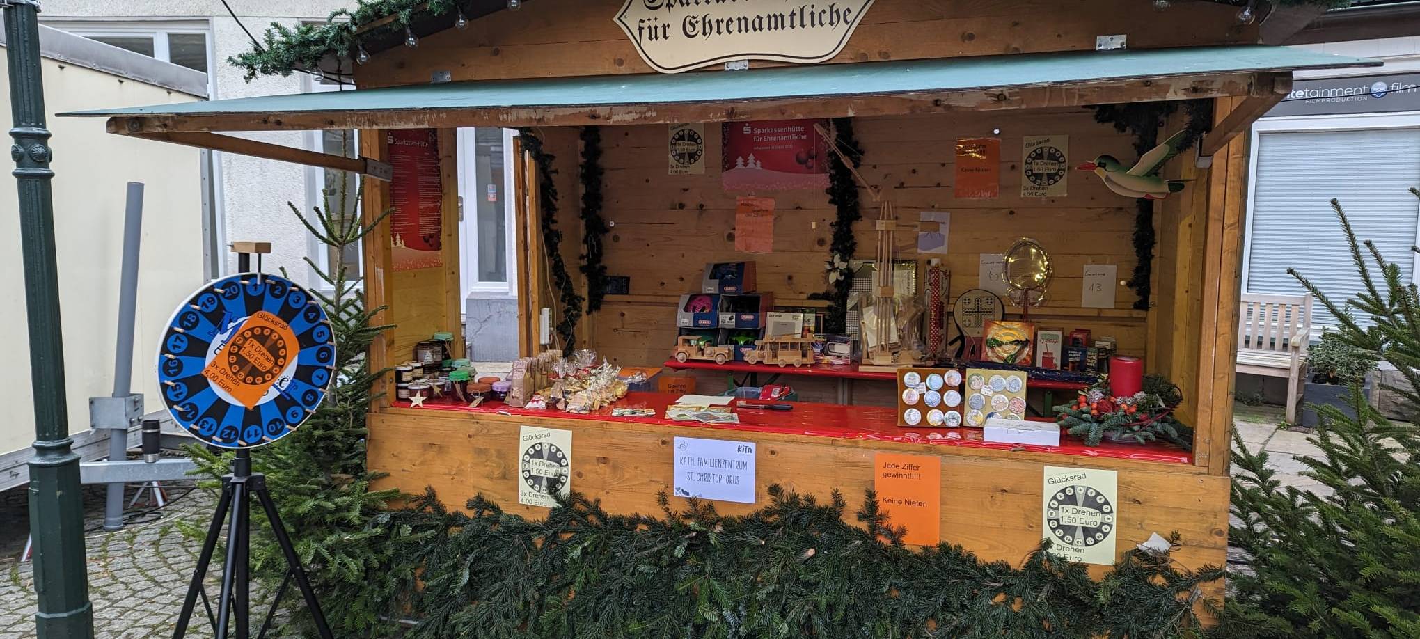 Weihnachtsmarkt Hattingen: Hütte kostenlos