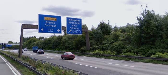 A1 und A43: Sperrungen im Kreuz Wuppertal Nord