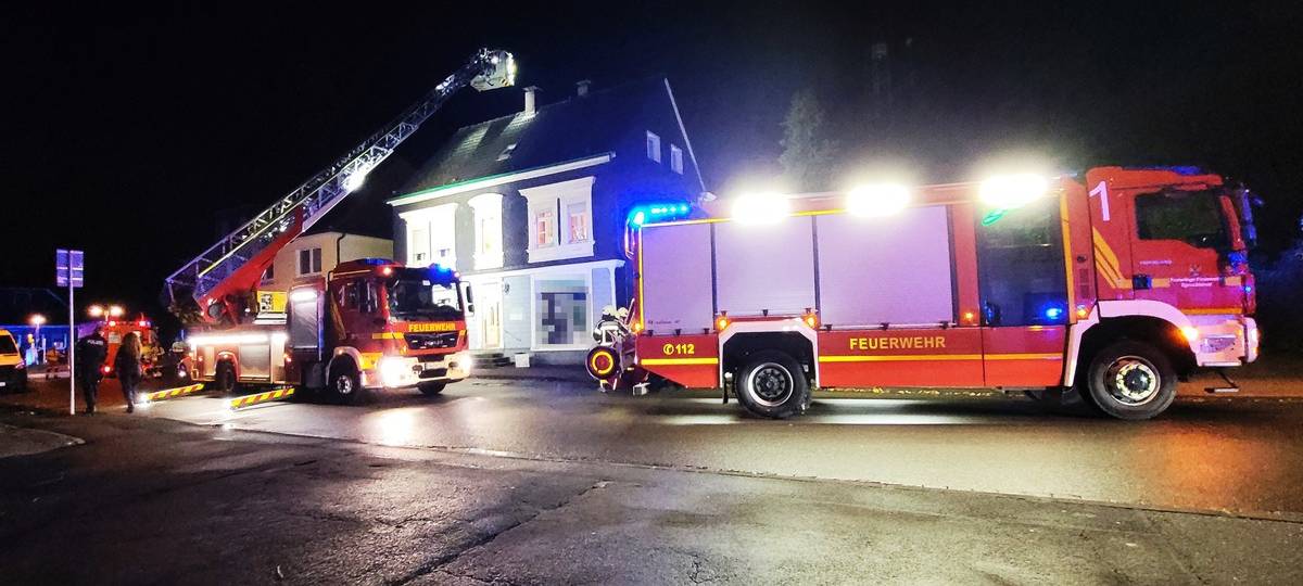 Verpuffung in Sprockhövel